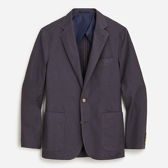 J Crew Slim-fit suit jacket in stretch hemp-organic cottonItem BC612